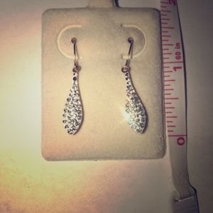 Crystal teardrop earrings